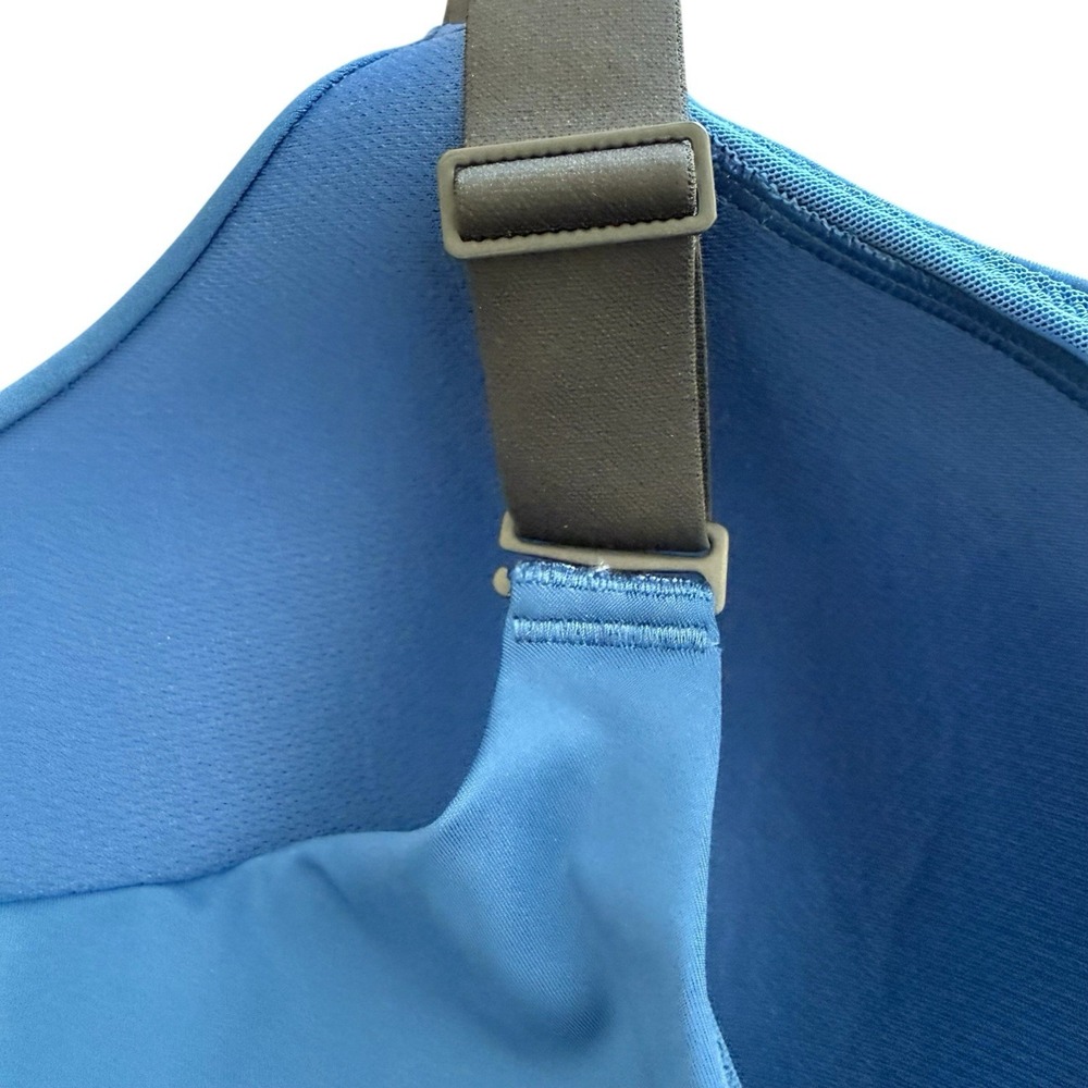ThirdLove Kinetic Sports Bra 42C Blue NWT High Impact Wireless Plus Size X-Back - Picture 5 of 8